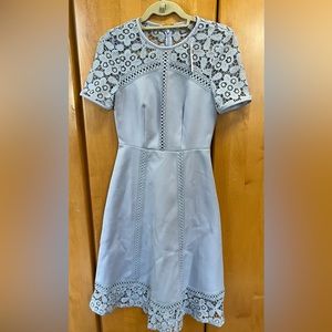 Asos Baby Blue Scuba Dress